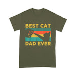 Best Cat Dad Ever Father's Day Shirt Funny Cat Daddy - Scotstee Shop