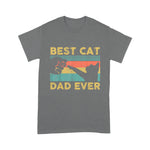 Best Cat Dad Ever Father's Day Shirt Funny Cat Daddy - Scotstee Shop