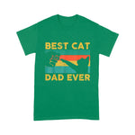 Best Cat Dad Ever Father's Day Shirt Funny Cat Daddy - Scotstee Shop