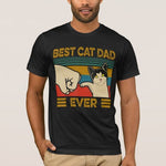 Scotstee Shop - Best Cat Dad Ever Funny Cat Daddy Father Day Gift