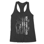 Best Poppy Ever USA Flag Father's day Grandpa Gift Women's Tank Top - Scotstee Shop