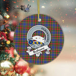 Bethune Scottish Clan Badge Plaid Ornament Gift. Christmas Tree Ornament Bethune Clan Tartan Ornament Great Christmas Ornaments Gift - Scotstee Shop