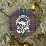 Bethune Scottish Clan Badge Plaid Ornament Gift. Christmas Tree Ornament Bethune Clan Tartan Ornament Great Christmas Ornaments Gift - Scotstee Shop