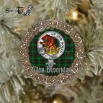 Beveridge Celtic Circle Plaid Ornament Gift. Christmas Tree Ornament Beveridge Clan Tartan Ornament Great Christmas Ornaments Gift - Scotstee Shop