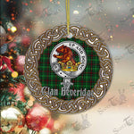 Beveridge Celtic Circle Plaid Ornament Gift. Christmas Tree Ornament Beveridge Clan Tartan Ornament Great Christmas Ornaments Gift - Scotstee Shop