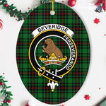 Beveridge Scottish Clan Plaid Ornament Gift. Christmas Tree Ornament Beveridge Clan Tartan Ornament,  ceramic ornament, personalized christmas ornaments, christmas tree ornaments, christmas door decorations, Plaid Ornament, Tartan Ceramic Ornament