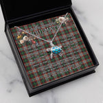 Sea Turtle Necklace To My Beautiful Soulmate Necklace In Your Eyes I Have Found My Home Clan Lindsay Hunting Tartan Blue Turtle Necklace