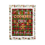 Products Personalized Gift Tartan Plaid Blanket Clan Fullarton With Christmas Cookie Baking Crew Christmas Gift Blanket, Plaid Blanket, Christmas Fleece Blanket, Christmas Blanket, Tartan Blanket, Scottish Blanket, Scotland Blanket, Family Name Blanket, Custom Blanket, Personalized Blanket