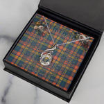 To My Beautiful Soulmate Necklace In Your Eyes I Have Found My Home Clan Buchanan Ancient Tartan Rising Phoenix Necklace