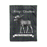 Tartan Blanket With Moose Clan Forbes of Druinnor Plaid Blanket Tartan Plaid Fleece Blanket, Christmas Blanket, tartan blanket, plaid blanket, red plaid blanket, buffalo plaid blanket, green plaid blanket, plaid fleece blanket, blue plaid blanket, red tartan blanket, tartan plaid blanket, black and white plaid blanket, christmas plaid blanket, orange plaid blanket, tartan plaid throw blanket, pink plaid blanket, brown plaid blanket, buffalo check blanket