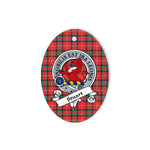 Stuart of Bute Scottish Clan Badge Plaid Ornament Gift. Christmas Tree Ornament Stuart of Bute Tartan Ornament,  ceramic ornament, personalized christmas ornaments, christmas tree ornaments, christmas door decorations, Plaid Ornament, Tartan Ceramic Ornament