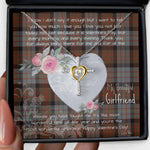 Gift For My Beautiful Girlfriend Necklace Valentine Necklace Clan Cameron Of Erracht Weathered Tartan Cross Dancing Necklace Scottish Tartan Jewelry