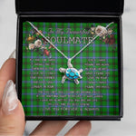 Sea Turtle Necklace To My Beautiful Soulmate Necklace In Your Eyes I Have Found My Home Clan Henderson Ancient Tartan Blue Turtle Necklace, Valentine Necklace Gift for Girlfriend Clan Mitchell Ancient Tartan Sunflower Pendant Necklace, Scottish Tartan Jewelry, valentine necklace, necklace girlfriend, necklace for wife, cute necklaces for girlfriend, jewelry for girlfriend, to my soulmate necklace, to my future wife necklace