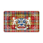 Doormat - Welcome Mat Scottish Drummond Of Strathallan Clan Badge Tartan Door Mat, Plaid Doormat