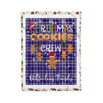 Personalized Gift Tartan Plaid Blanket Clan Ochterlony With Christmas Cookie Baking Crew Christmas Gift Blanket, Plaid Blanket, Christmas Fleece Blanket, Christmas Blanket, Tartan Blanket, Scottish Blanket, Scotland Blanket, Family Name Blanket, Custom Blanket, Personalized Blanket