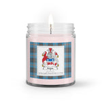 Soy Wax Candle - Buffalo Plaid Candle Angus Ancient Family Crest Tartan Plaid Soy Wax Candle, oil candle, candle handmade, wax candle, soy wax, nature wax, natural soy wax, natural soy candles, natural candle