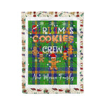 Personalized Gift Tartan Plaid Blanket Clan New Mexico With Christmas Cookie Baking Crew Christmas Gift Blanket, Plaid Blanket, Christmas Fleece Blanket, Christmas Blanket, Tartan Blanket, Scottish Blanket, Scotland Blanket, Family Name Blanket, Custom Blanket, Personalized Blanket