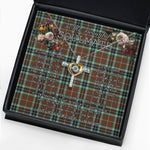 To My Beautiful Soulmate Necklace In Your Eyes I Have Found My Home Clan Thomson Hunting Modern Tartan Cross Dancing Necklace