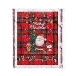 Personalized Gift Tartan Plaid Blanket Clan MacGillivray With Funny Santa Snowman Reindeer Merry Christmas Fleece Blanket, Home Living Room, Plaid Blanket, Tartan Blanket, Scottish Blanket, Buffalo fleece blanket, Christmas Blanket