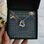 To My Beautiful Soulmate Necklace In Your Eyes I Have Found My Home Clan Baird Tartan Forever Love Necklace