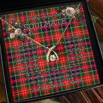 To My Beautiful Soulmate Necklace In Your Eyes I Have Found My Home Clan Christie Tartan Wishbone Dancing Necklace