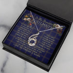 To My Beautiful Soulmate Necklace In Your Eyes I Have Found My Home Clan Crichton Tartan Rising Phoenix Necklace