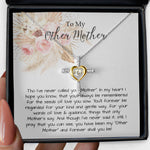 Bonus Mom Necklace, To My Other Mother Necklace, Gift For Second Mom, Mother-In-Law, Bonus Mom, Mother's Day Cross Necklace