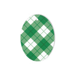 Bias Plaid Tartan Oval Ornaments, Christmas Tree Ornament, Plaid Christmas Ornaments, Ceramic Oval Christmas Tree Decoration, Tartan Oval Ornaments, Christmas Tree Ornament, Plaid Christmas Ornaments, Ceramic Oval Christmas Tree Decoration