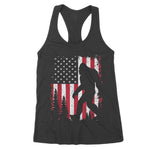 Bigfoot 4th Of July American USA Flag Patriotic Kids Women's Tank Top bigfoot gifts - Scotstee Shop