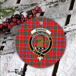 Binning Scottish Clan Plaid Ornament Gift. Christmas Tree Ornament Binning Clan Tartan Ornament Great Christmas Ornaments Gift - Scotstee Shop