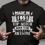 Birthday 365 Made In 1951 Birthday Gift Birthday Shirt 70 Birthday Shirts - Scotstee Shop