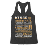 Birthday Gifts Kings Are Born In April Women's Tank Top - Scotstee Shop