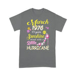 Birthday March 1976 Years Old Birthday Gifts Birthday Shirt 45th Birthday Shirt 45th birthday t shirt - Scotstee Shop