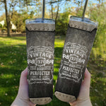 Birthday Tumbler Mens 51 Years Old Gift Vintage 1970 Man Myth Legend 51st Birthday Gift Birthday Skinny Tumbler - Scotstee Shop