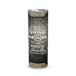 Birthday Tumbler Mens 59 Years Old Gift Vintage 1962 Man Myth Legend 59th Birthday Gift Birthday Skinny Tumbler - Scotstee Shop
