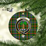 Bisset Scottish Clan Plaid Ornament Gift. Christmas Tree Ornament Bisset Clan Tartan Ornament Great Christmas Ornaments Gift - Scotstee Shop