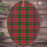 Blackford Tartan Oval Ornaments, Christmas Tree Ornament, Plaid Christmas Ornaments, Ceramic Oval Christmas Tree Decoration, Tartan Oval Ornaments, Christmas Tree Ornament, Plaid Christmas Ornaments, Ceramic Oval Christmas Tree Decoration