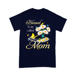 Blessed To Be Called Mom Sunflower Daisy Mothers Day Women Shirt - Scotstee Shop