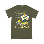 Blessed To Be Called Mom Sunflower Daisy Mothers Day Women Shirt - Scotstee Shop