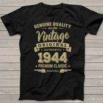 Born In 1944 Vintage Birthday Shirt - Scotstee Shop