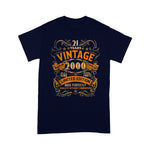 Born In 2000 Vintage Over 21st Birthday Gift Party Over 21 Years Old Birthday Shirt - Scotstee Shop