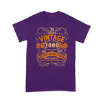Born In 2000 Vintage Over 21st Birthday Gift Party Over 21 Years Old Birthday Shirt - Scotstee Shop
