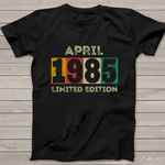 Born In April 1985 Over 36th Birthday Gift Over 36 Years Birthday Shirt - Scotstee Shop