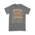 Born In January 1981 Vintage 40th Birthday Gift 40 Years Old Birthday Shirt Funny 40th Birthday T Shirts - Scotstee Shop