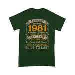 Born In January 1981 Vintage 40th Birthday Gift 40 Years Old Birthday Shirt Funny 40th Birthday T Shirts - Scotstee Shop