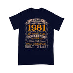 Born In January 1981 Vintage 40th Birthday Gift 40 Years Old Birthday Shirt Funny 40th Birthday T Shirts - Scotstee Shop
