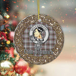 Borthwick Celtic Circle Plaid Ornament Gift. Christmas Tree Ornament Cleland Clan Tartan Ornament Great Borthwick Ornaments Gift - Scotstee Shop