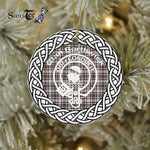 Borthwick Clan Tartan Crest Badge Plaid Ornament Gift. Christmas Tree Ornament Cleland Clan Tartan Ornament Great Borthwick Ornaments Gift - Scotstee Shop