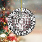 Borthwick Clan Tartan Crest Badge Plaid Ornament Gift. Christmas Tree Ornament Cleland Clan Tartan Ornament Great Borthwick Ornaments Gift - Scotstee Shop