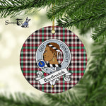 Borthwick Scottish Clan Badge Plaid Ornament Gift. Christmas Tree Ornament Borthwick Clan Tartan Ornament Great Christmas Ornaments Gift - Scotstee Shop